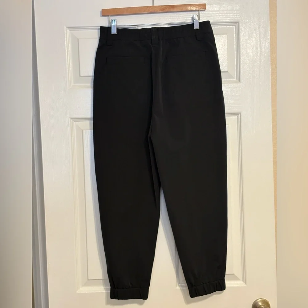 Ami Paris Technical Jogger Pants Black Small  Cuff Carrot Trouser Unisex